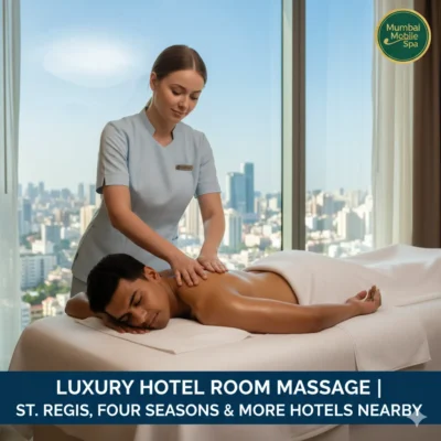 Polish therapist providing luxury hotel room massage in Lower Parel Mumbai for St. Regis and Four Seasons guests.