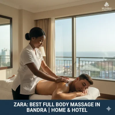 ✨ Need relaxation? Book Zara for the best Full Body Massage in Bandra. 🌍 Expert African Deep Tissue & Swedish Massage at your Home or Hotel. Serving Taj Lands End, Sofitel BKC & more. 💯 Private, Professional & Relaxing. Book Now! 📞