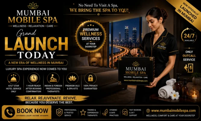 Professional Indian and International therapists at your service hotels mumbai